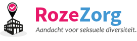 Logo van Roze Loper. Roze loper is een officieel keurmerk voor zorg- en welzijnsinstellingen die werken aan sociale acceptatie en inclusie van lhbti+ personen.